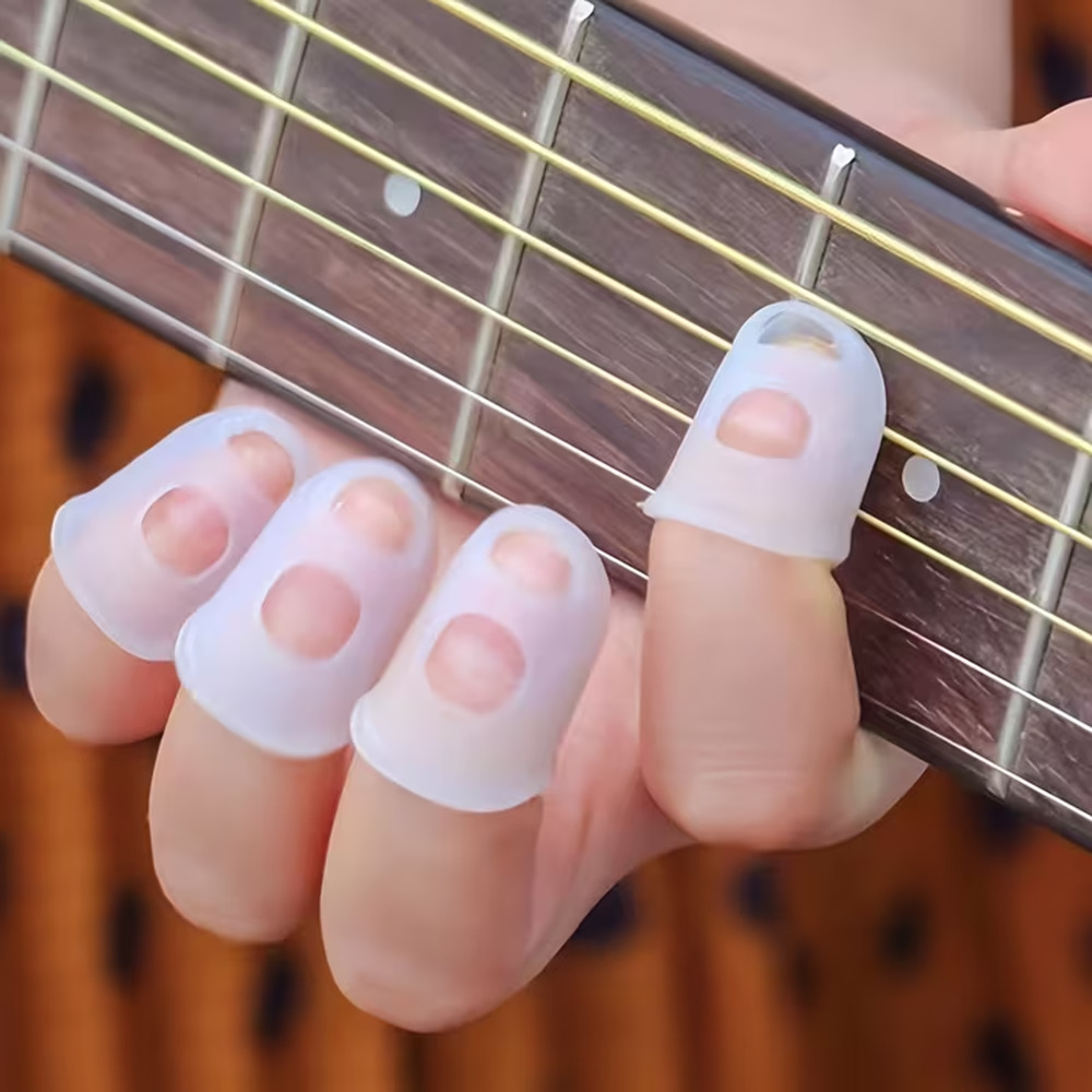 Guitarist Silicone Finger Set 8pcs Set Ideal for Beginners & Experienced Players